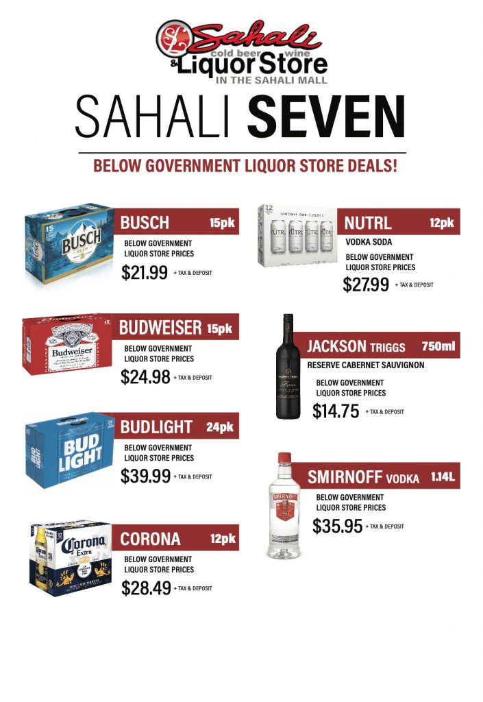 Kamloops Cold Beer, Wine, Spirits, Delivery Service